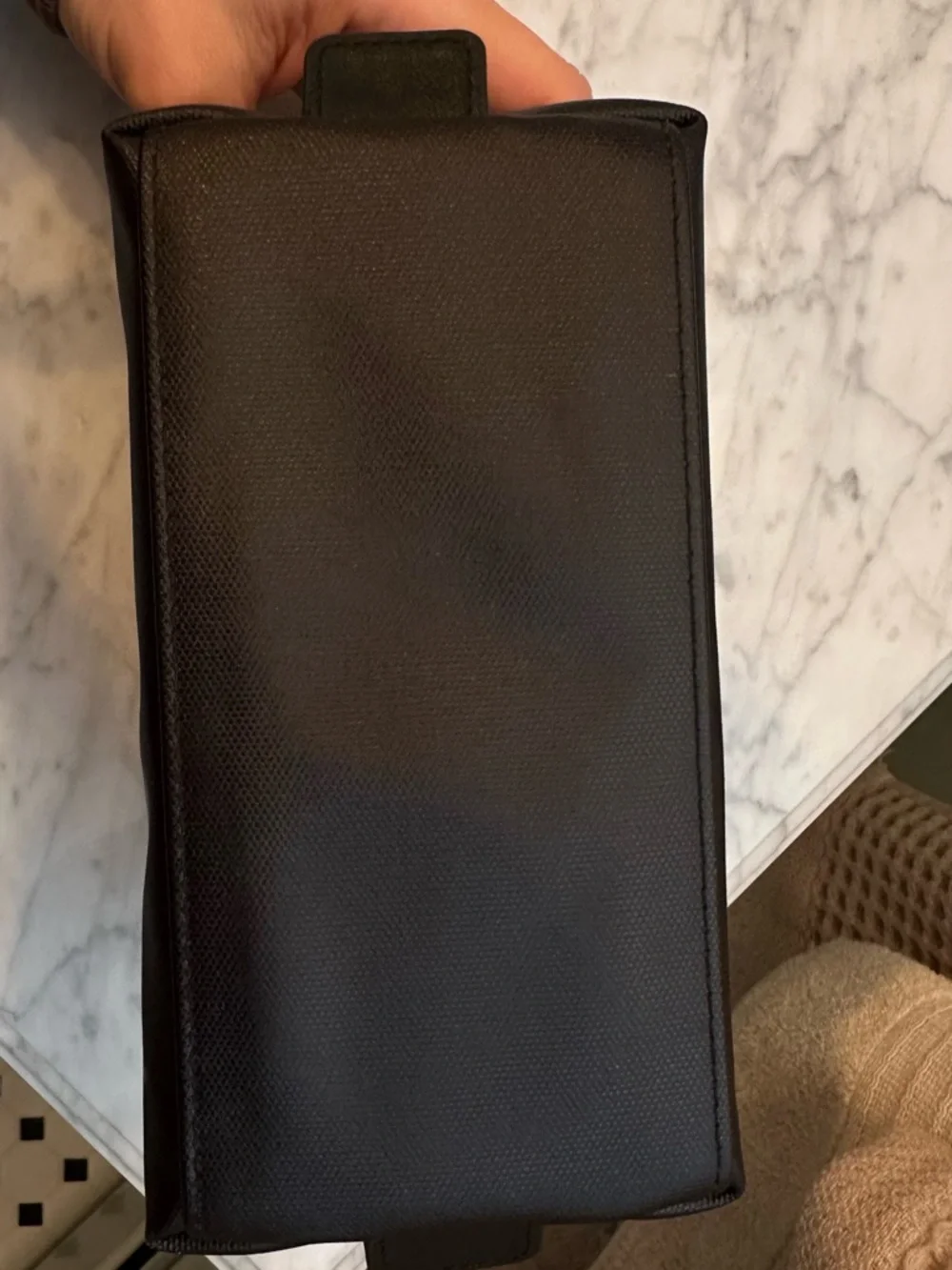 BEIS Black Travel Cosmetic Bag